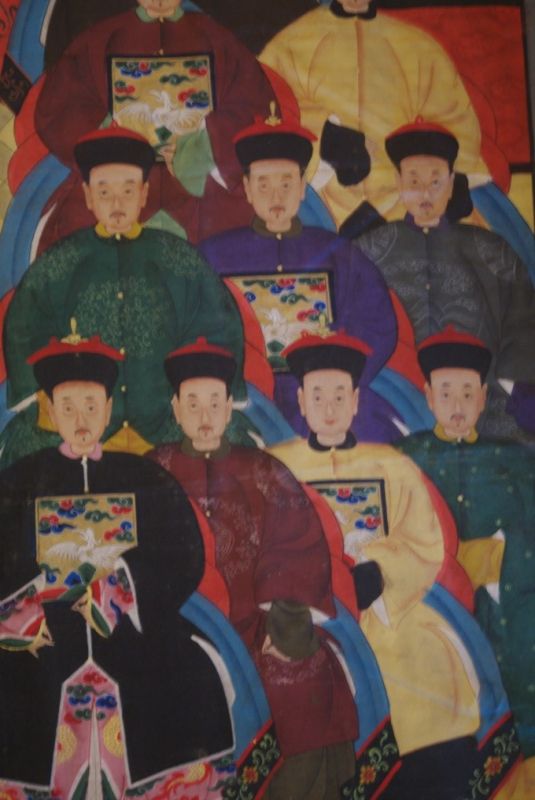 Sehr Grosse Chinesische Ahnenbilder 21 Personen 4