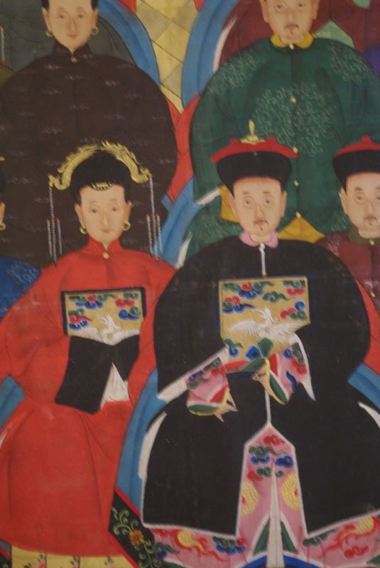 Sehr Grosse Chinesische Ahnenbilder 21 Personen 5