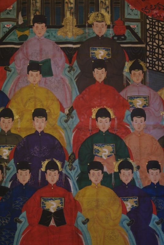 Sehr Grosse Chinesische Ahnenbilder 21 Personen 2