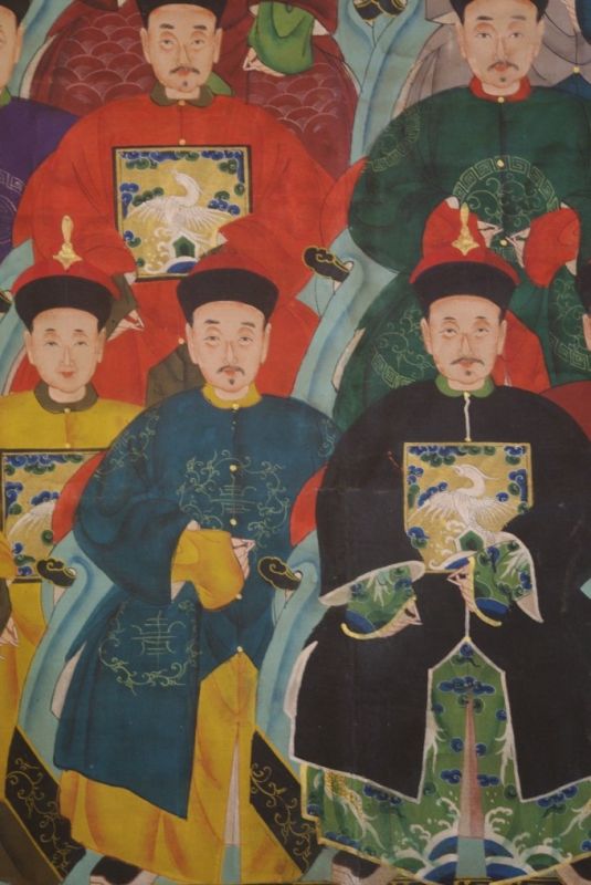 Sehr Grosse Chinesische Ahnenbilder 21 Personen 4