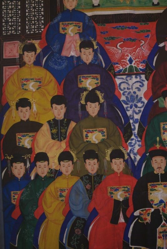 Sehr Grosse Chinesische Ahnenbilder 22 Personen 4