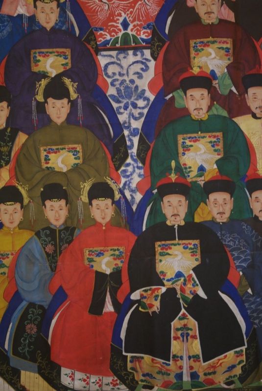 Sehr Grosse Chinesische Ahnenbilder 22 Personen 5
