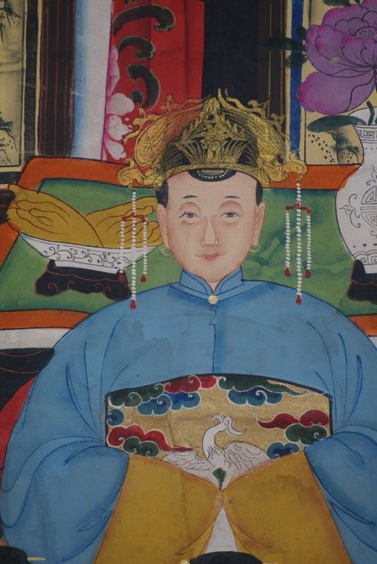 Sehr Grosse Chinesische Ahnenbilder 23 Personen 5