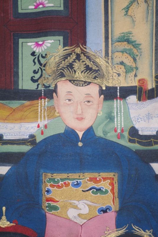 Sehr Grosse Chinesische Ahnenbilder 24 Personen 5