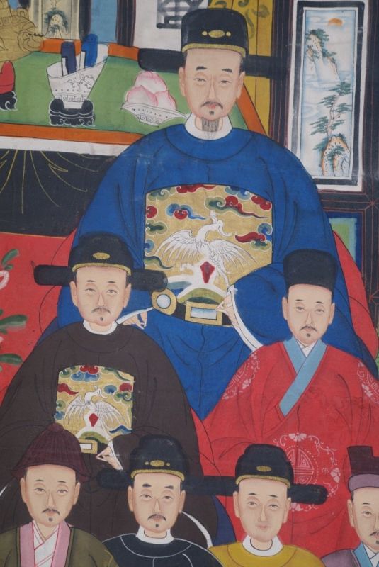 Sehr Grosse Chinesische Ahnenbilder 25 Personen 4