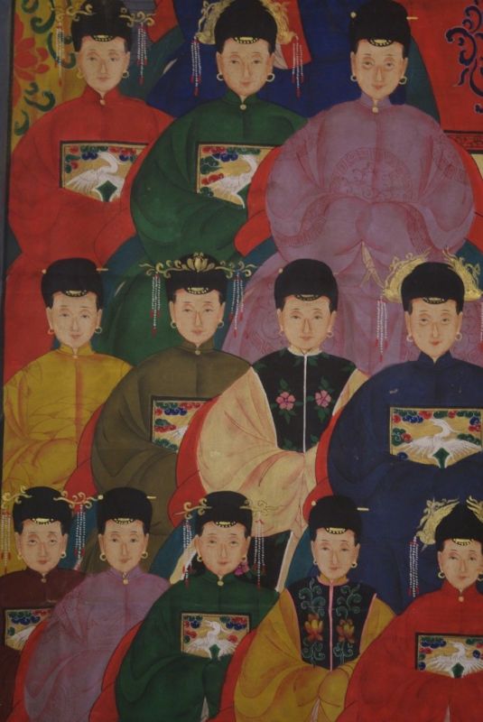 Sehr Grosse Chinesische Ahnenbilder 25 Personen 4