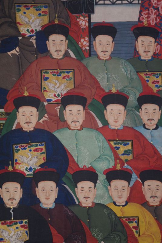 Sehr Grosse Chinesische Ahnenbilder 26 Personen 4