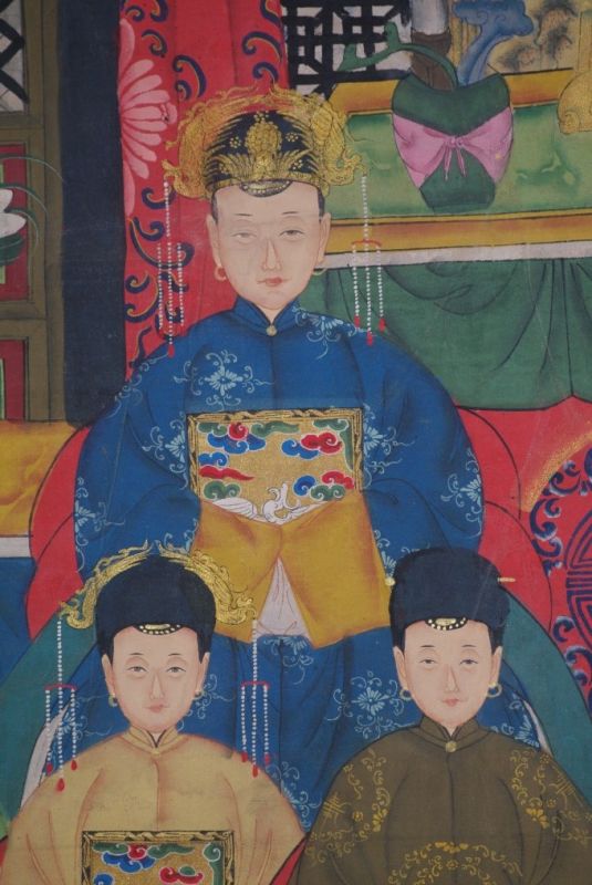 Sehr Grosse Chinesische Ahnenbilder 26 Personen 4
