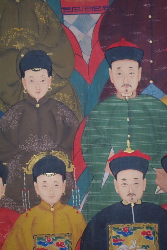 Sehr Grosse Chinesische Ahnenbilder 26 Personen 5