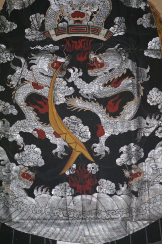 Sehr Grosse Chinesische Ahnenbilder - Majestätisch - Kaiserin - Schwarz 4