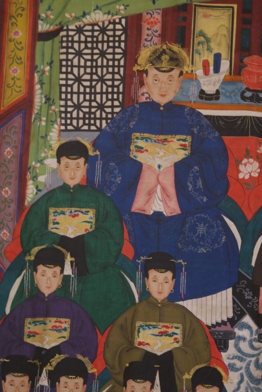 Sehr Grosse Chinesische Ahnenbilder XX Personen 2