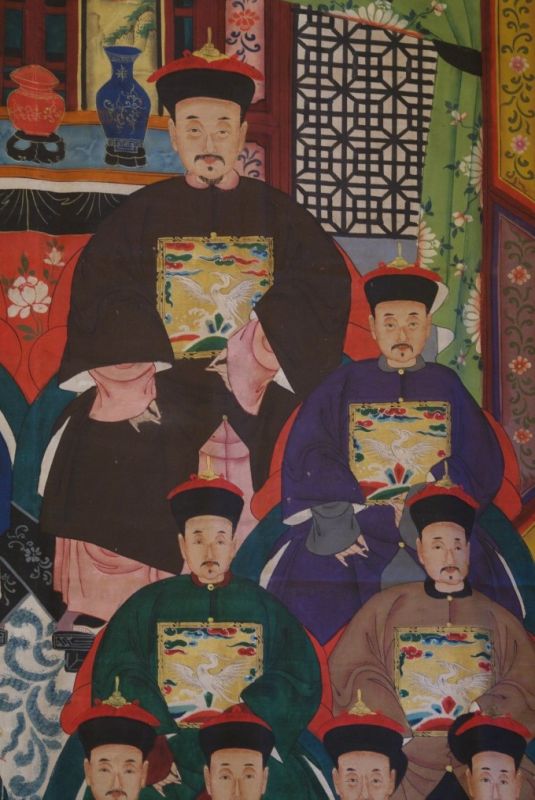 Sehr Grosse Chinesische Ahnenbilder XX Personen 3