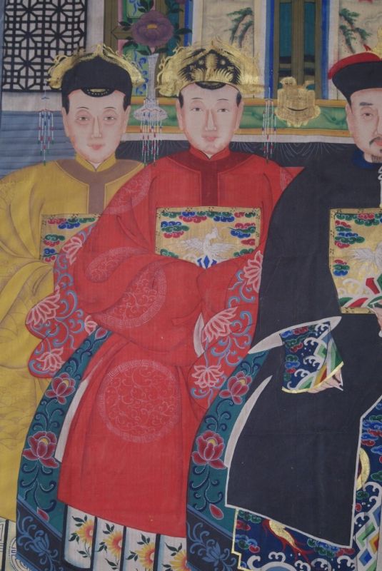 Sehr Grosse Chinesische Ahnenbilder XX Personen 3