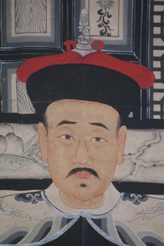 Sehr Grosse Moderne Chinesische Ahnenbilder - 3 Personen 5