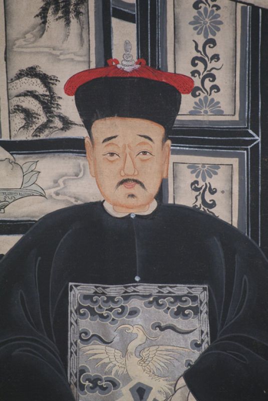 Sehr Grosse Moderne Chinesische Ahnenbilder - 8 Personen 4