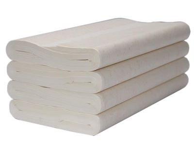 Set mit 10 Blatt Reispapier für Kalligraphie – Weiß – 46 x 68 cm – A+-Qualität