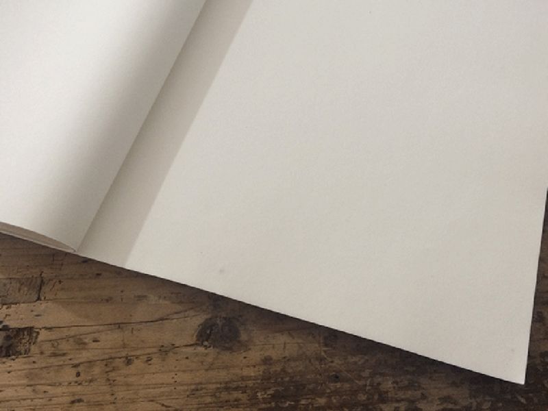 Set mit 10 Reispapierblättern für die Kalligraphie - Weiß - Qualität A. 3