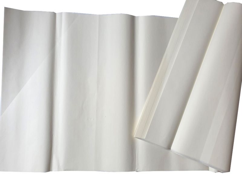 Set mit 10 Reispapierblättern für die Kalligraphie - Weiß - Qualität A. 5