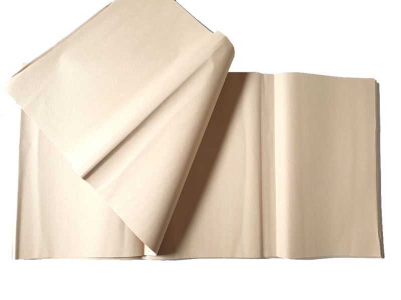 Set mit 5 Reispapierblättern für die Kalligraphie - 48*179cm - Braun - Qualität A+ 3