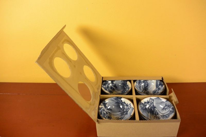 Set mit 8 kleinen Schalen Porzellan - Mauer von China 4
