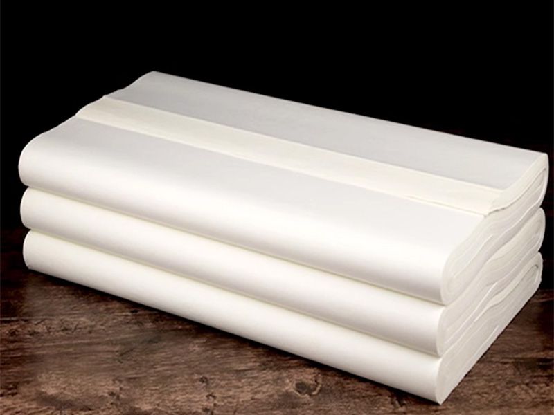 Set of 10 sheets of rice paper for calligraphy - White - 46x68cm - A+ quality 2