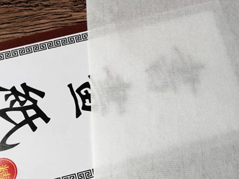 Set of 10 sheets of rice paper for calligraphy - White - 46x68cm - A+ quality 3