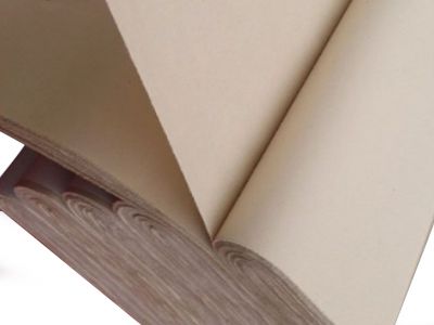 Set mit 20 Reispapierblättern für die Kalligraphie - 34*68cm - Braun - Qualität A-