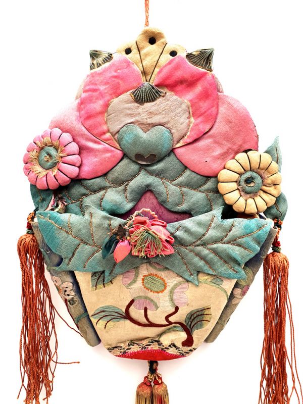 Shanxi alte Stickerei Blumen 2