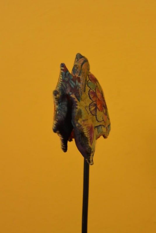 Shanxi alte Stickerei Kleine Fische 3