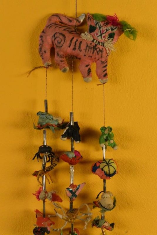 Shanxi alte Stickerei Mobil-Baby - rosa Drachen 2