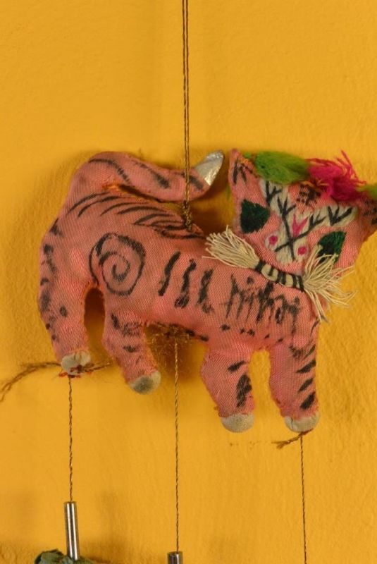 Shanxi alte Stickerei Mobil-Baby - rosa Drachen 4