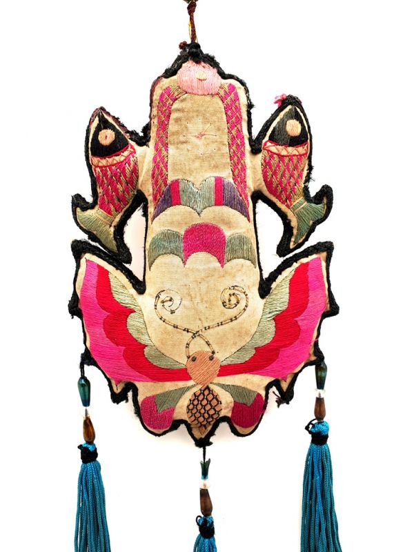Shanxi bordado viejo Mariposa 2