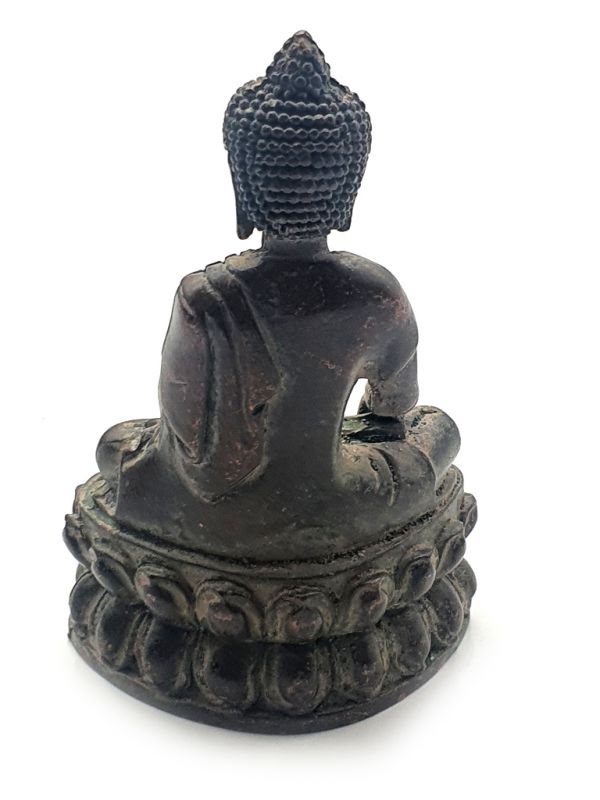 Small Brass Statue - laotian buddha 3