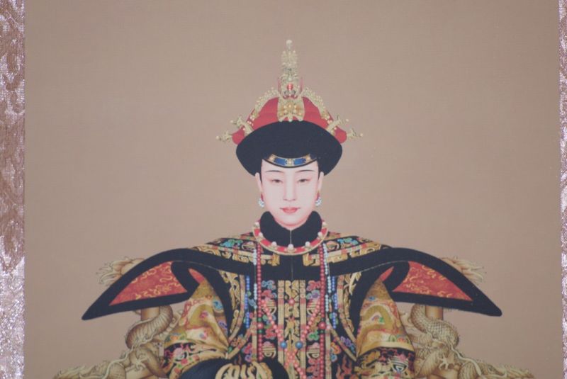 Small Chinese ancestor couple Nurhaci emperor 2