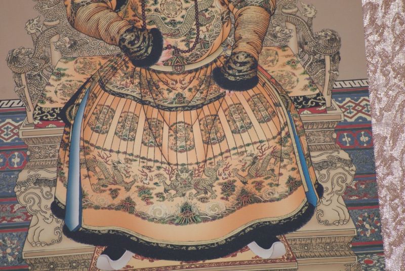 Small Chinese ancestor couple Nurhaci emperor 4