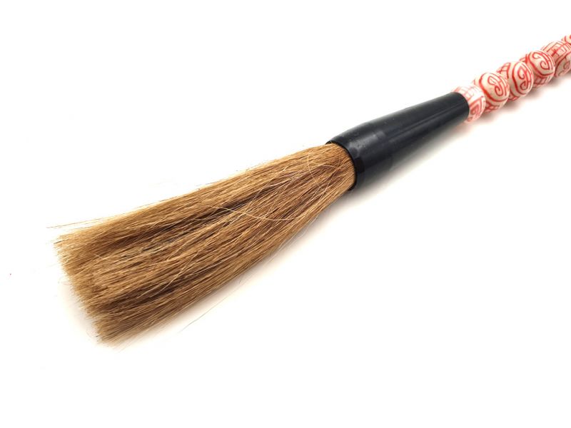 Small Chinese Calligraphy Brush - Red and white porcelain 3 3