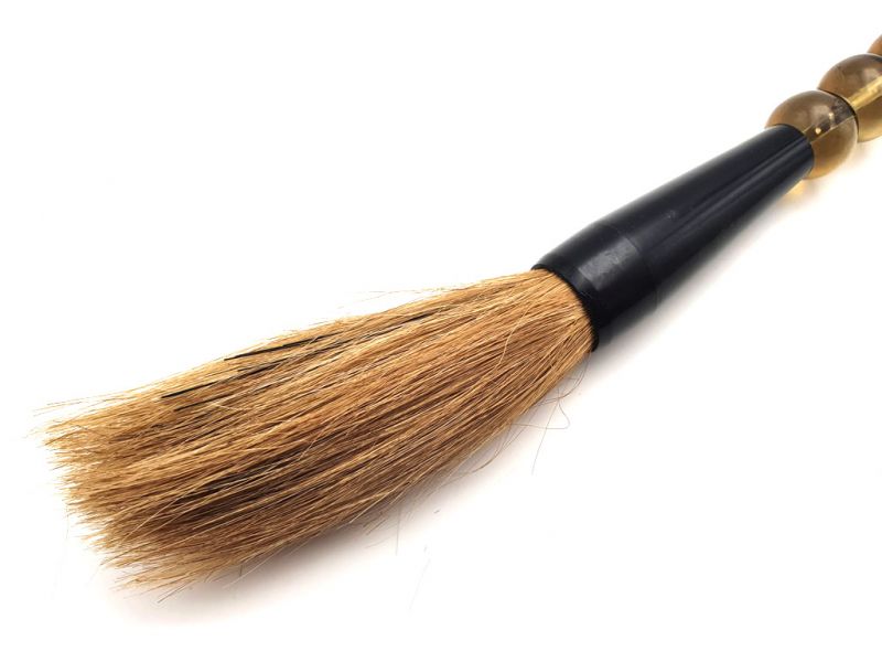 Small Chinese Calligraphy Brush Smoked transparent 3
