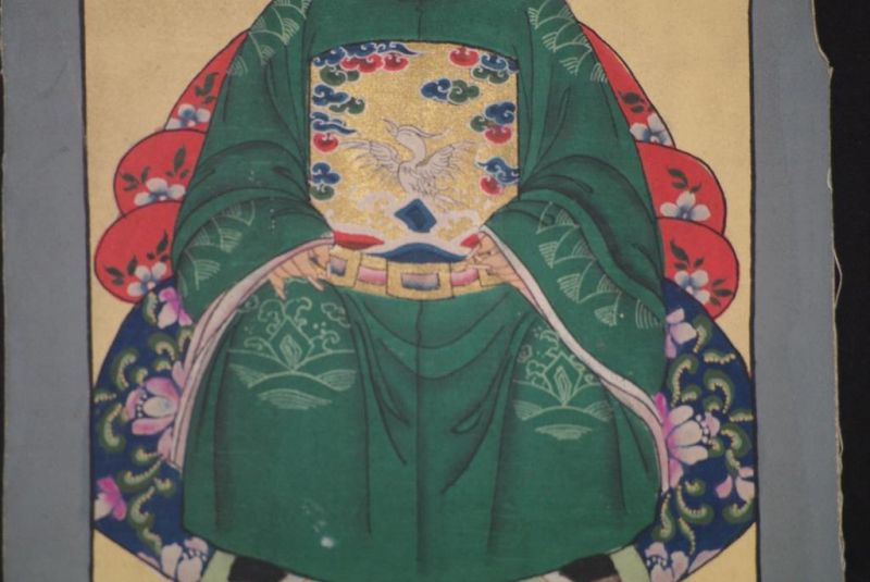 Small Chinese Emperor - Ming dynasty - Green 5