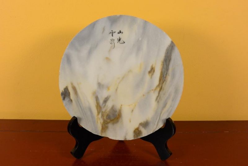 Small Chinese Marble Dreamstone Painting - Mountain 2 1