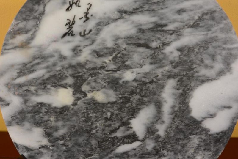 Small Chinese Marble Dreamstone Painting - Mountain 3 2