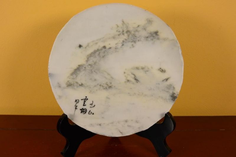 Small Chinese Marble Dreamstone Painting - Mountain 4 1