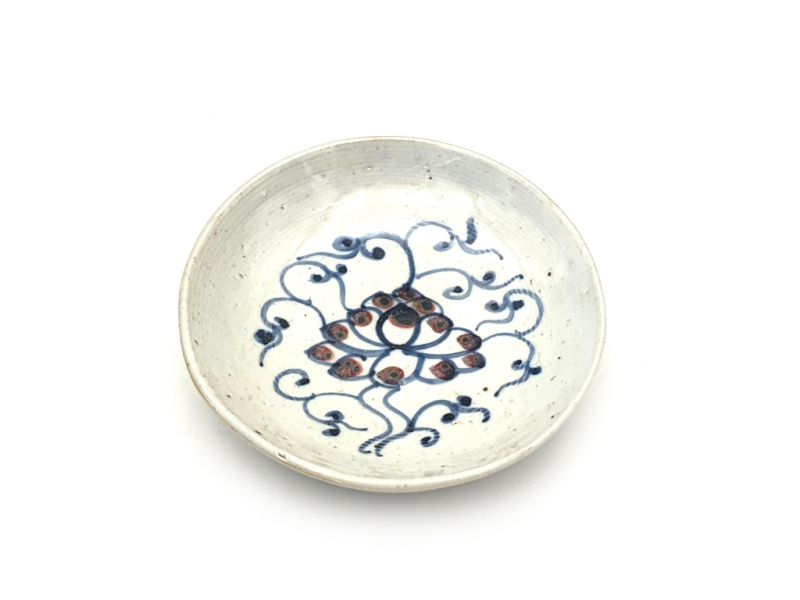 Small Chinese porcelain plate 10cm - Flower 2
