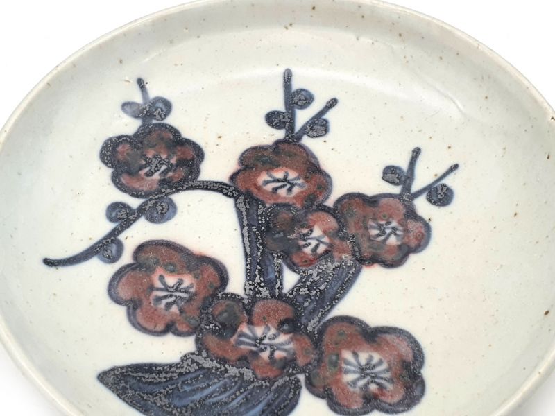 Small Chinese porcelain plate 13cm - Cherry tree 2