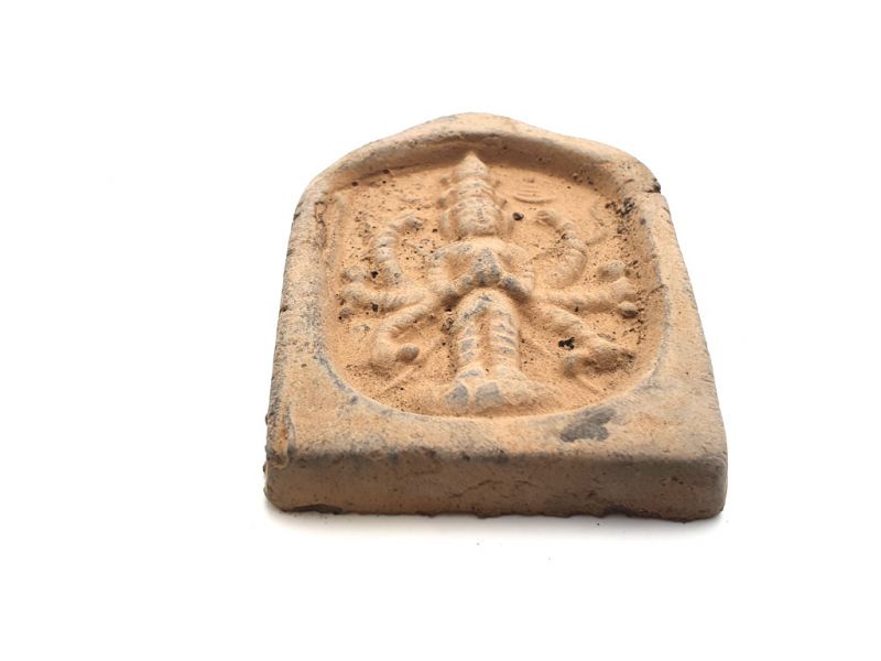 Small Chinese Terracotta plate Mahayana 3