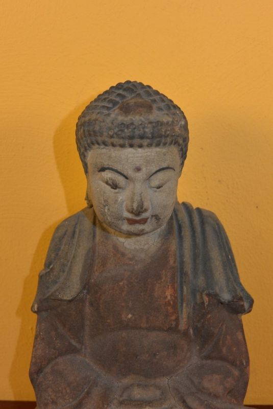 Small Chinese Wooden Buddha Statue from China 2