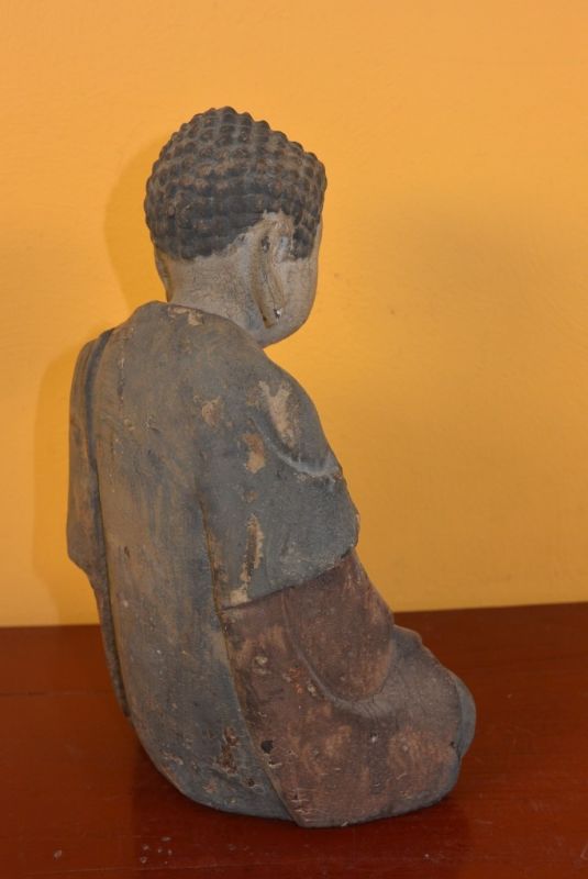 Small Chinese Wooden Buddha Statue from China 4