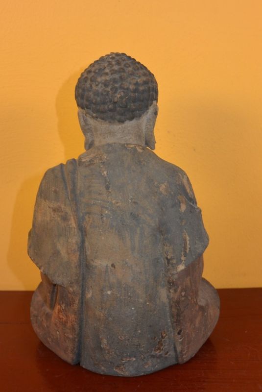 Small Chinese Wooden Buddha Statue from China 5