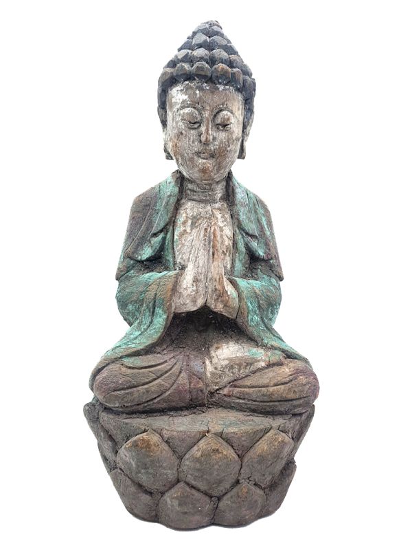 Small Chinese Wooden Buddha Statue from China 1