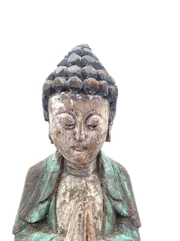 Small Chinese Wooden Buddha Statue from China 3