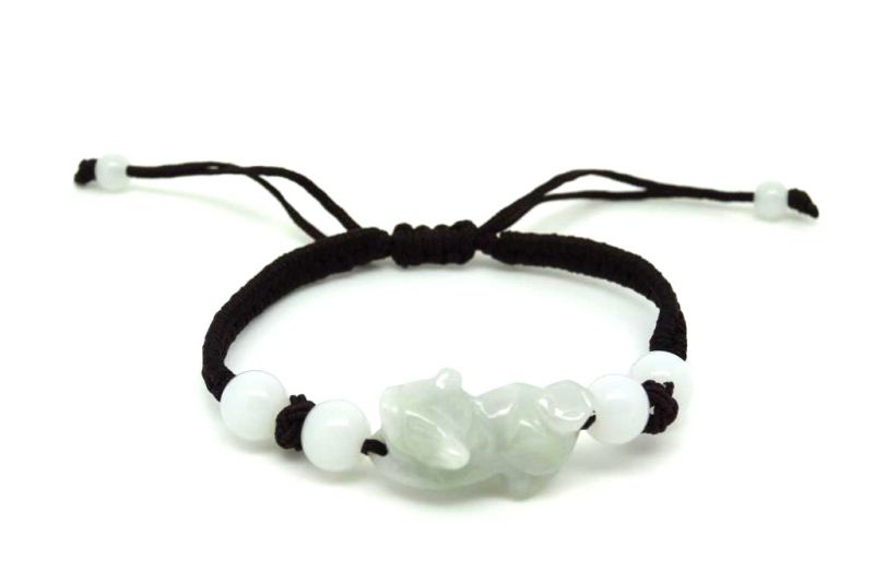 Small Jade Bracelet Guardian Lion 2 2